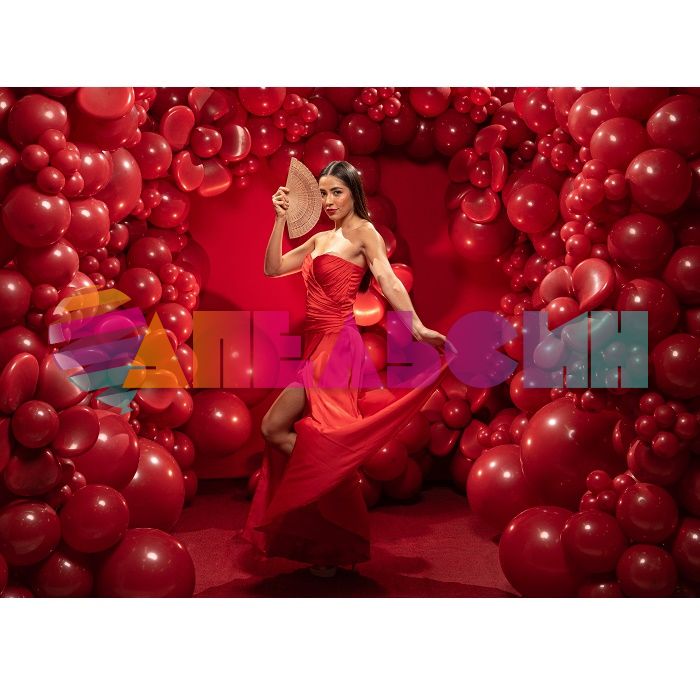 Шар пастель Красный S24"/60см (016) Imperial Red Королевский 3шт/уп (Колумбия) 403625