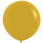 Шар пастель Желтый S24"/60см (023) Mustard Горчичный 3шт/уп (Колумбия) 177526