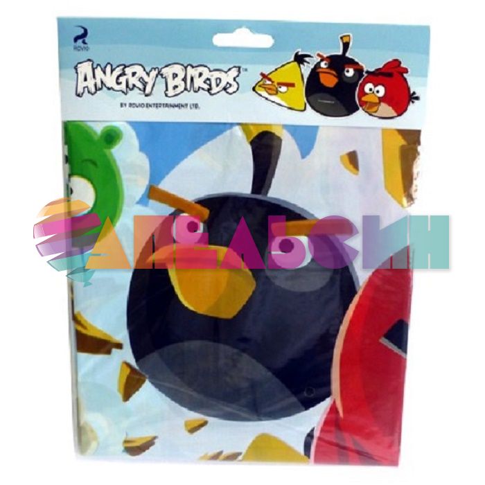 Скатерть Злые Птички Andry Birds 140х180см полиэтилен 6025540-СТОК