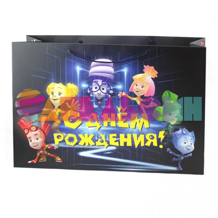 Пакет С ДР Фиксики 35х52х17см 2064-A-WK