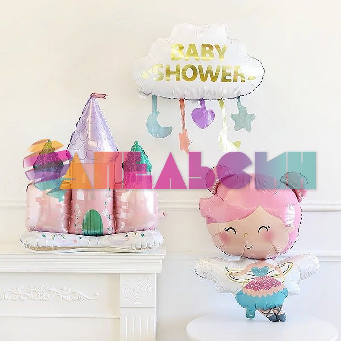 Шар фигура Облако BABY SHOWER FL26"/66см (Китай) 23701
