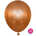 Шар хром Оранжевый Ш12"/30см Золото античное 50шт/уп (Китай) 912124