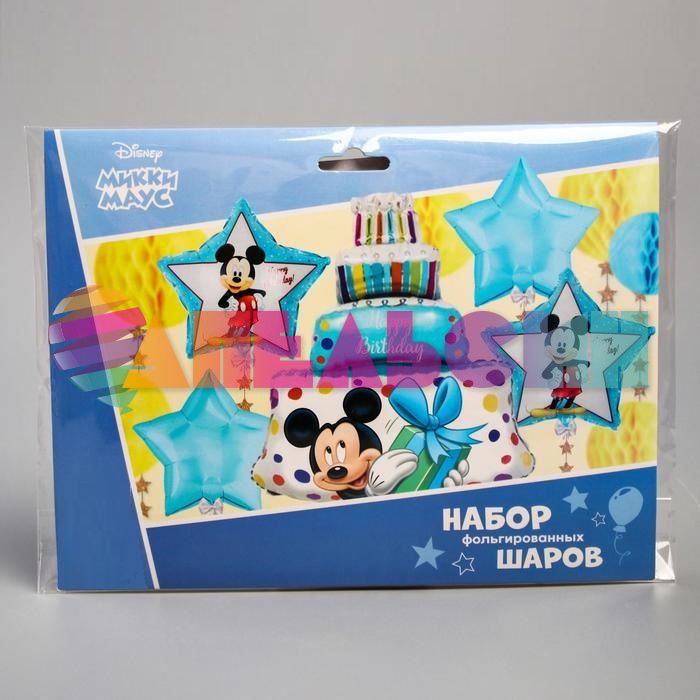 Набор шаров Микки Маус HB 6в1 4617341