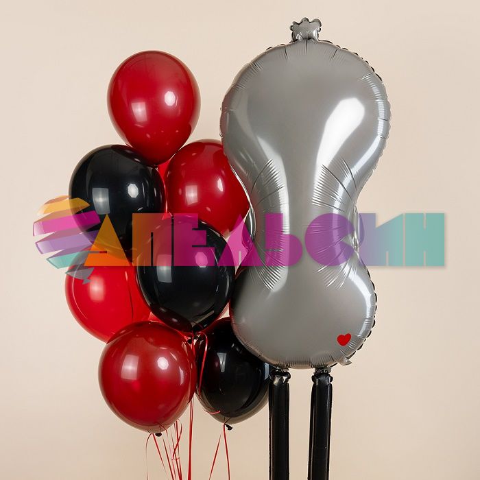 Шар ХОД Ленивец с сердечком Just for you G66"/168см (Италия) гелий 25079
