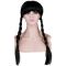 Парик Черный Уинсдей косы 55см 6231706