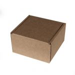 Коробка Натуральный крафт 16х16х8см складная Q160