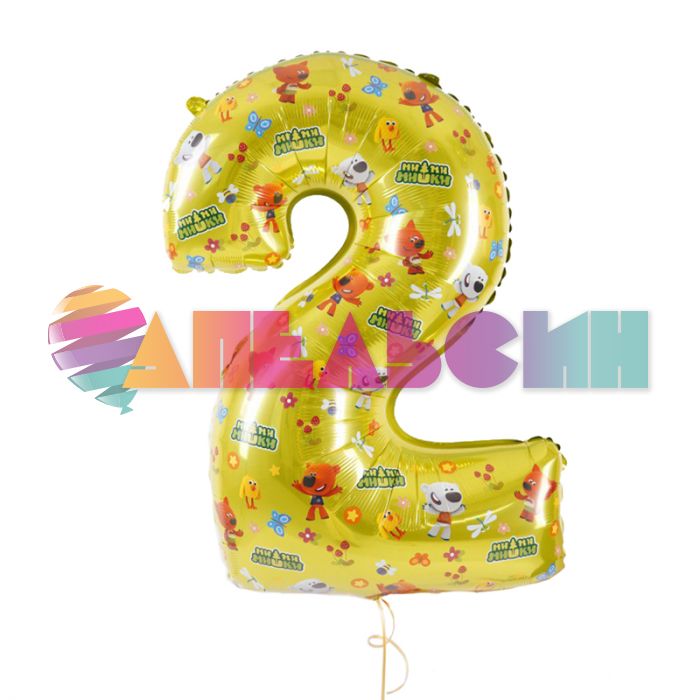 Шар цифра Ми-ми-мишки F32"/81см 2 (Испания) 811002
