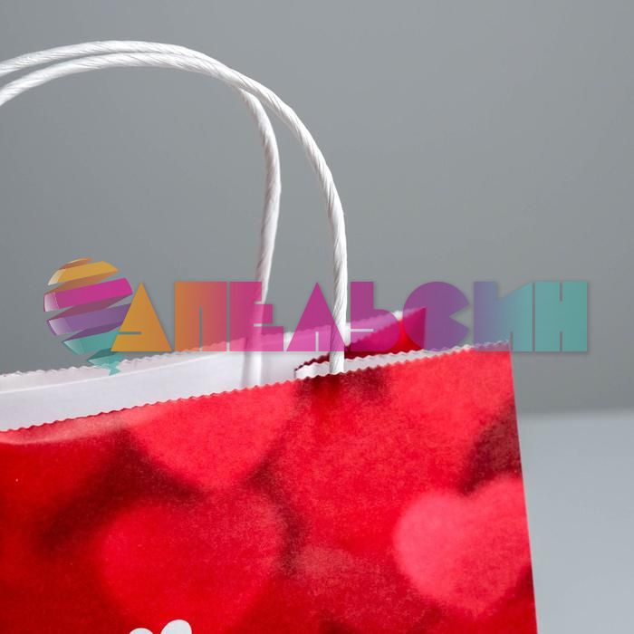 Пакет All you need is love 22х25х12см крафт 5134144