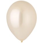 Шар металлик Белый Э12"/30см (500) White 50шт/уп (Малайзия) перламутр 1102-1655