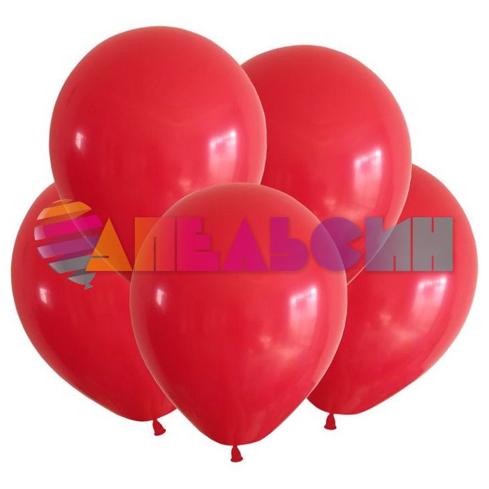 Шар пастель Красный ВП12"/30см 100шт/уп (Китай) 212001
