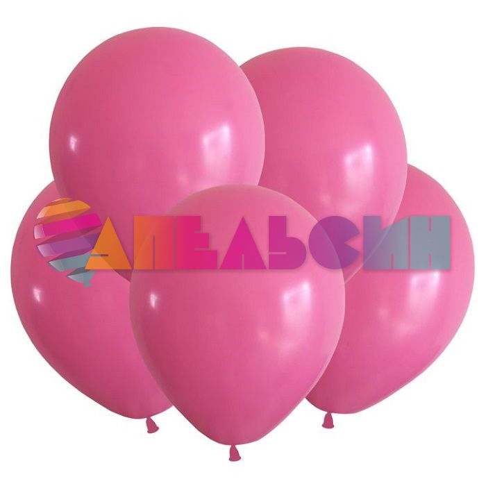 Шар пастель Розовый ВП10"/25см фуксия 100шт/уп (Китай) 2100012