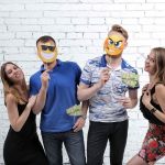 Набор для фотосессий Смайлы Гангстеры 4шт/уп 1266985