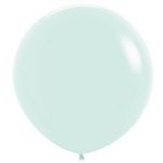 Шар пастель Зеленый S24"/60см (630) Mint Green Мята 3шт/уп (Колумбия) макарунс 154725