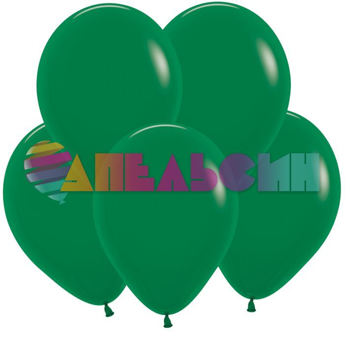 Шар пастель Зеленый S05"/13см (032) Forest Green 100шт/уп (Колумбия) 105032-бр 202471