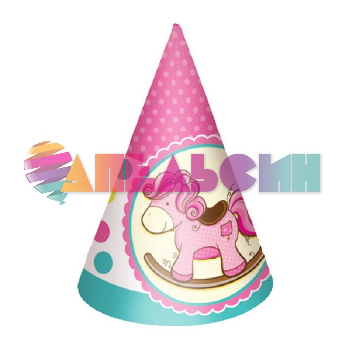 Колпак Лошадка Малышка розовая 6047023-1