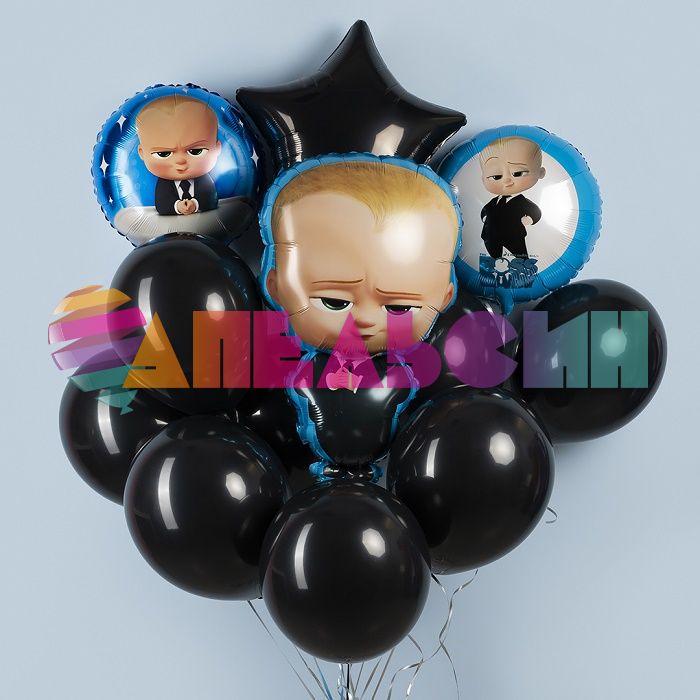 Шар фигура Босс строгий Е24"/61см (Китай) 1207-5083 24443