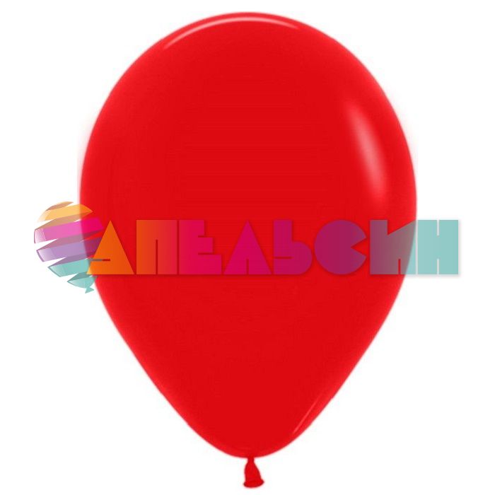 Шар пастель Красный S10"/25см (015) Red 100шт/уп (Колумбия) 110015 281278