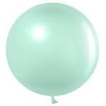 Шар пастель Зеленый Д24"/60см Мята нежная (Китай) макарунс 624017-1