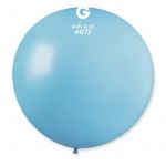 Шар пастель Голубой И40"/100см (072) Baby Blue (Италия) 1109-0575
