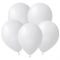 Шар пастель Белый DL12"/30см White 100шт/уп (Вьетнам) 312100