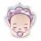 Шар фигура Малыш BABY GIRL PD18"/45см (Польша) 1207-4371