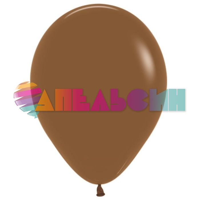 Шар пастель Коричневый S12"/30см (074) Coffe Кофе 50шт/уп (Колумбия) 205717