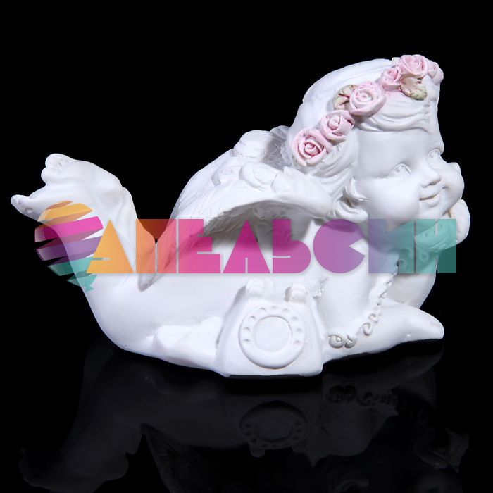 Фигурка Ангел на связи МИКС 5х5,6х8,5см полистоун 872507