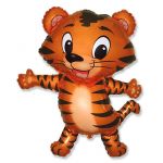 Мини фигура Тигренок черные полоски F12"/30см (Испания) 902708N