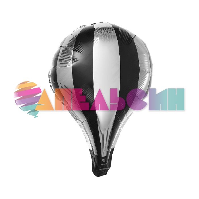 Шар фигура Воздушный шар Серебро X18"/46см (Китай) 1167083-3