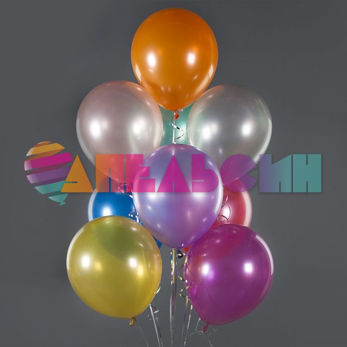 Шар металлик Зеленый Д12"/30см 100шт/уп (Китай) 612173