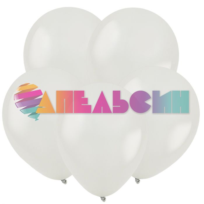Шар пастель Серый Т18"/45см Smoke Дым 5шт/уп (Турция) 8188016-5