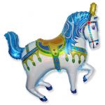 Шар фигура Лошадь цирковая синий F39"/99см (Испания) 1207-1288 901668A