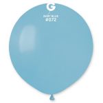 Шар пастель Голубой И27"/70см (072) Baby Blue (Италия) 1102-1803-1