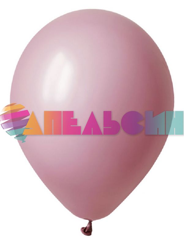 Шар пастель Розовый DL12"/30см (215) Dusty Rose пыльная роза 50шт/уп (Вьетнам) 312215-50