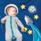 Набор для фотосессий Baby Юный космонавт 6шт/уп 1333456