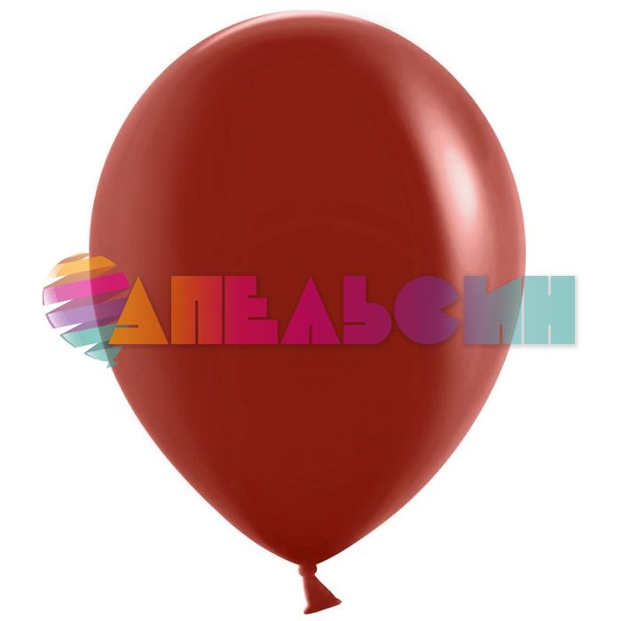 Шар пастель Красный Д12"/30см Бургундия 100шт/уп (Китай) ретро 612187