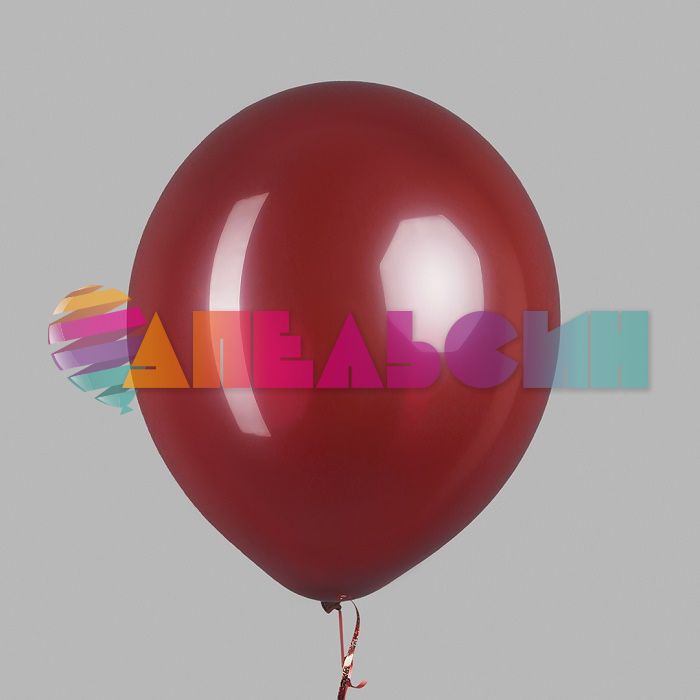 Шар пастель Красный Д12"/30см Бургундия 100шт/уп (Китай) ретро 612187