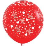 Шар латекс ILY красный 36"/91см (Колумбия) 636003-1