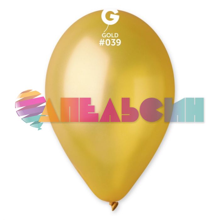 Шар металлик Ассорти И10"/26см (082) Metallic Ass 100шт/уп (Италия) 1101-0001