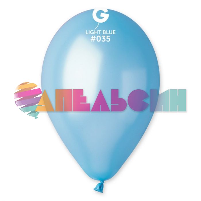 Шар металлик Ассорти И10"/26см (082) Metallic Ass 100шт/уп (Италия) 1101-0001