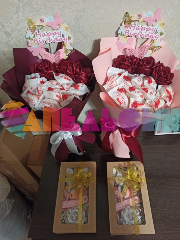 Топпер HB Бабочки 12х16см пластик 10092529