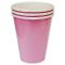 Стакан Розовый нежный Pink 266мл 8шт/уп картон 1502-1337