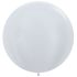 Шар металлик Белый S36"/91см (405) White 2шт/уп (Колумбия) перламутр 114194