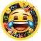 Тарелка Смайл Emoji 23см 10шт/уп картон 6014914-СТОК