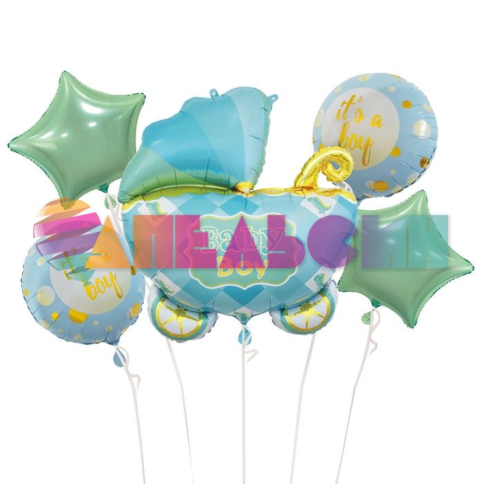 Набор шаров Baby Boy Коляска 5в1 R2019V