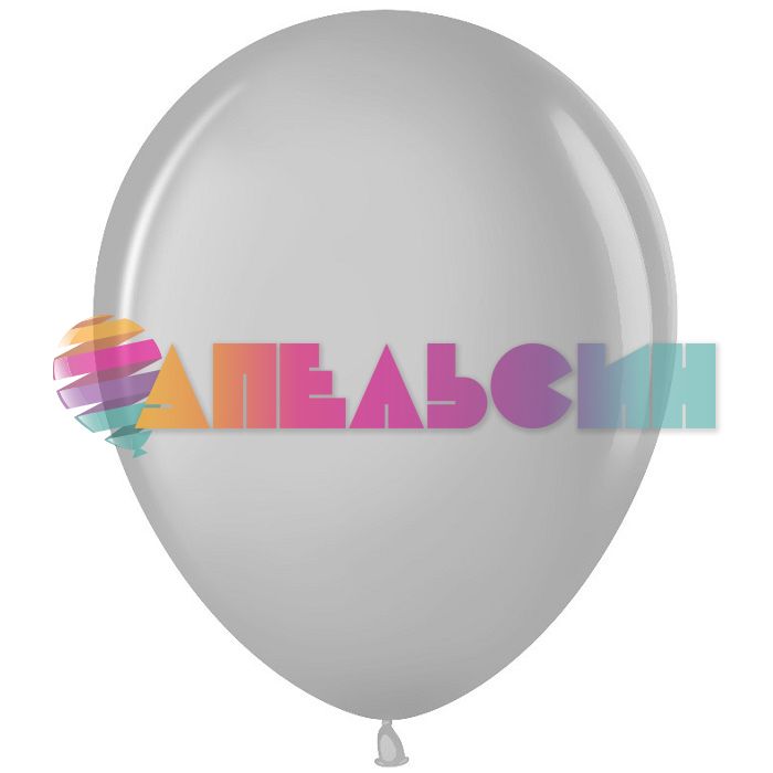 Шар металлик Серебро VV10"/25см (801) 100шт/уп (Малайзия) 711034