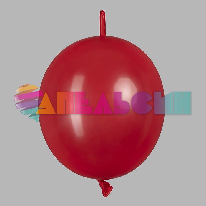 Шар ЛОЛ пастель Красный 12"/30см (L52) Red 50шт/уп (Китай) 512-12L52
