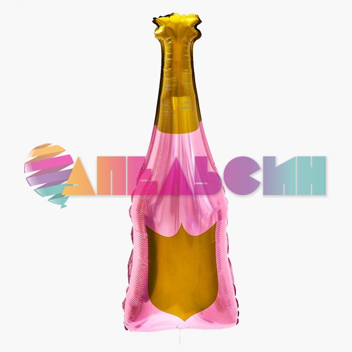 Шар фигура Бутылка Шампанское для Принцесс СК32"/82см (Китай) 5481019