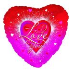 Шар фольга Love You Сердечный взрыв CTI18"/46см сердце (США) 214024