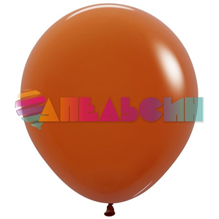 Шар пастель Оранжевый S18"/46см (062) Sanset Orange Закат 25шт/уп (Колумбия) 404493